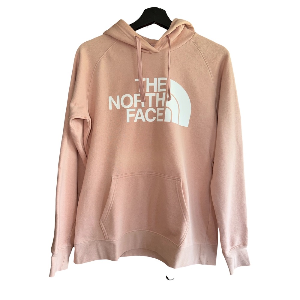 The North Face Womens M Blush Pink Pullover Hoodie Sweatshirt